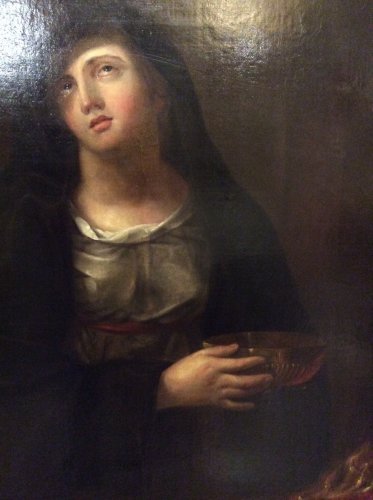 XVIIIe siècle - Portrait d'une dame de qualité en Vestale, début XVIIIe siècle