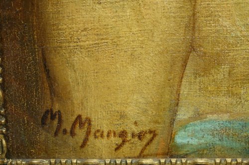 XIXe siècle - Portrait d'atelier - Marius MANGIER (1867-1952)