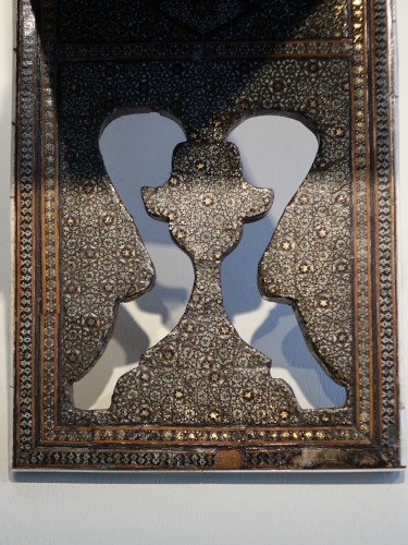 Porte-Coran en marqueterie "khatam kari", Perse fin XIXe sièle - Art sacré, objets religieux Style Napoléon III