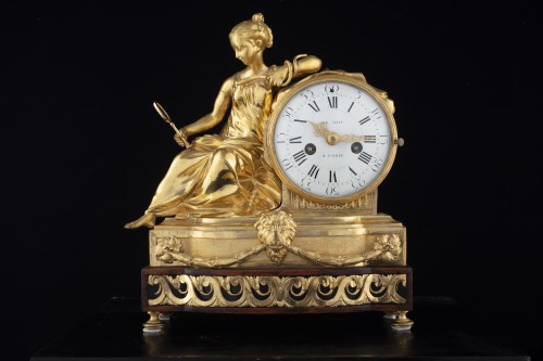 Pendule Cléopâtre de Le Roy á Paris  - Horlogerie Style Louis XVI