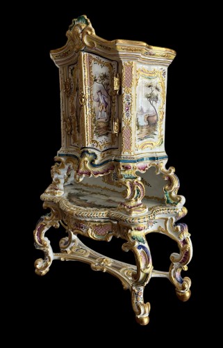 “Consolle á Trumeau” porcelaine 1775 - Galerie Francesco De Rosa