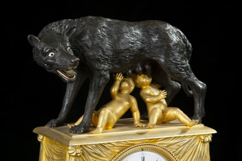 Horlogerie Pendule - Pendule "Romulus et Remus"