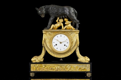 Pendule "Romulus et Remus" - Galerie Francesco De Rosa