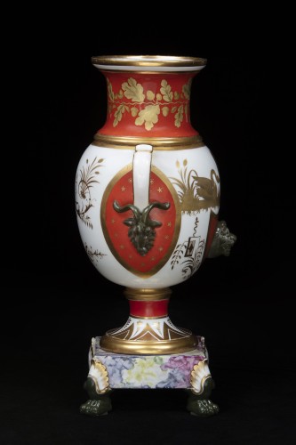 Objet de décoration Cassolettes, coupe et vase - Vase en porcelaine