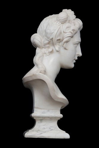 Sculpture Sculpture en Marbre - Buste en marbre “Fauna” - Italie fin XIXe