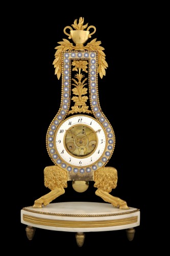 Pendule d'époque Directoire, modèle de Jean Simon DEVERBERIE - Horlogerie Style Directoire