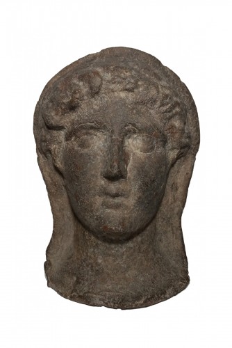 Tête votive étrusque du IIIe-IIe siècle avant Jésus-Christ