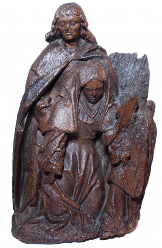 Pâmoison de la Vierge, élément de retable de la fin du XVe siècle.