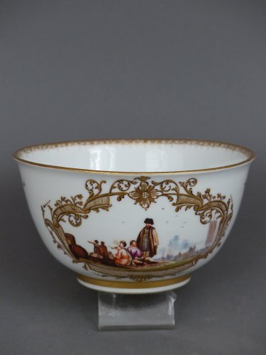 Coupe en porcelaine de Meïssen circa 1740 - Céramiques, Porcelaines Style 