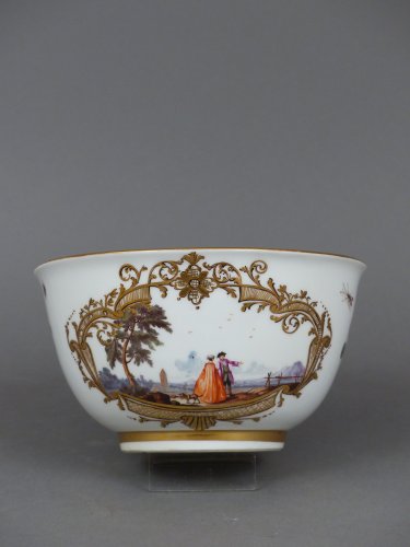 Coupe en porcelaine de Meïssen circa 1740 - 