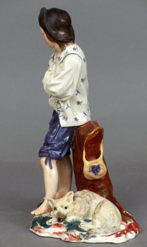 Statuette en porcelaine de Frankenthal, signée Joseph Hannong - Louis XV