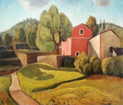 Paysage d'Ilalie - Enrico PAULUCCI (1901-1999)