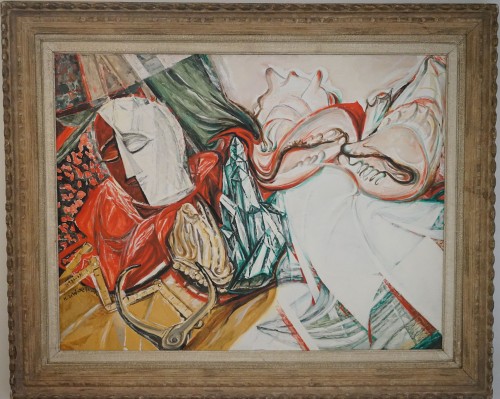 Henry de WAROQUIER (1881-1970) Grande composition 1936-1969 - Tableaux et dessins Style Art nouveau