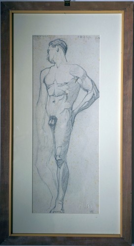 Deux anatomies, 1924 - Publio Morbiducci (1889-1963) - Tableaux et dessins Style Art nouveau