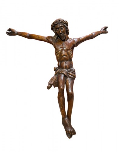 Représentation du Christ en bois - XVIIIe