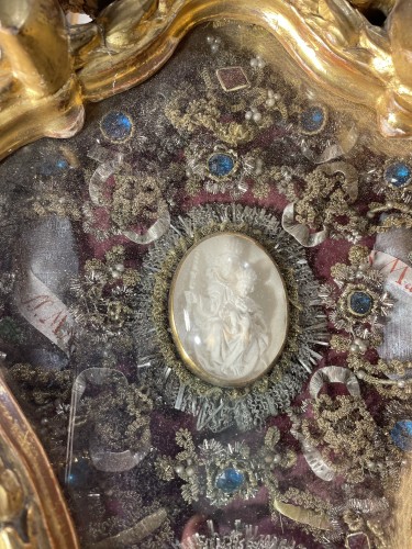 Louis XV - Reliquaire Italien de la Vraie Croix XVIIIe siècle