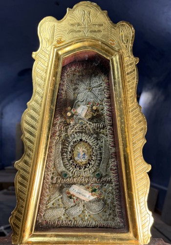 XVIIIe siècle - Monstrance reliquaire Saint Libérat XVIIIe siècle
