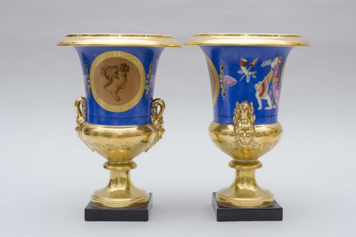 Empire - Paire de vases à profils Antiques, Paris Epoque Empire