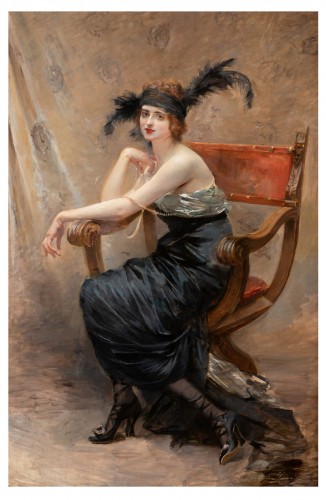 Portrait présumé d’Anna de Noailles - Madeleine Lemaire (1845 - 1928)