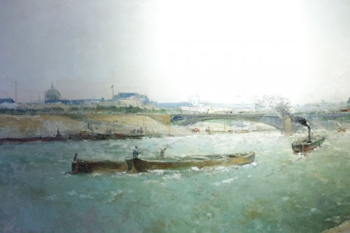 Eugène Giraud (1849 - 1937) - Vue panoramique de Paris - Segoura Fine Art