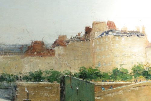 Antiquités - Eugène Giraud (1849 - 1937) - Vue panoramique de Paris