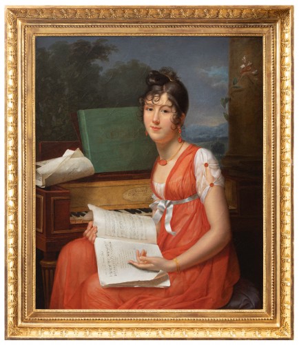Adèle ROMANY (1769 – 1846) - Portrait de Melle Thevenet de Montgarrel