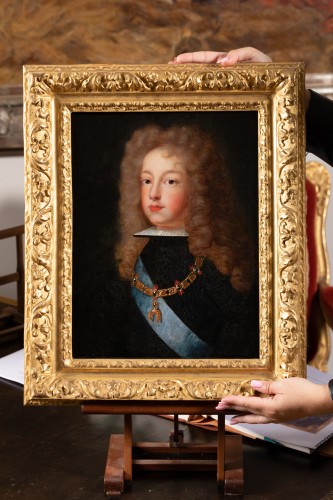Antiquités - Portrait de Philippe V d’Espagne - École française Vers 1700