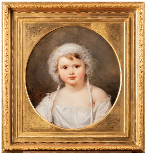 Nicolas Gosse (1787- 1878) - Portrait d’Aglaé Françoise Lebe Gigun