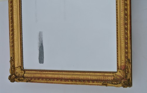 Antiquités - Grand miroir du XIXe siècle