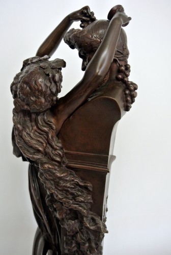 Art nouveau - "L'offrande à Bacchus" d'après Carrier-Belleuse (1824-1887)