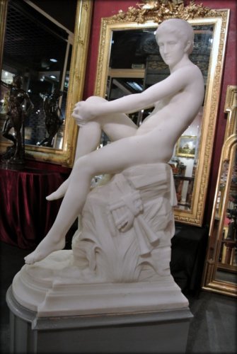 "Chloé" sculpture en marbre fin XIXe - Napoléon III