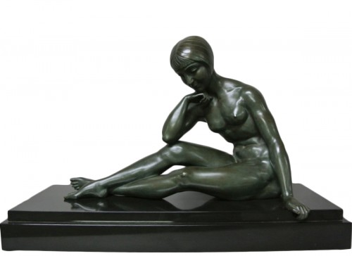 Statue en bronze signée Morante