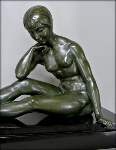 Statue en bronze signée Morante - Marc Menzoyan