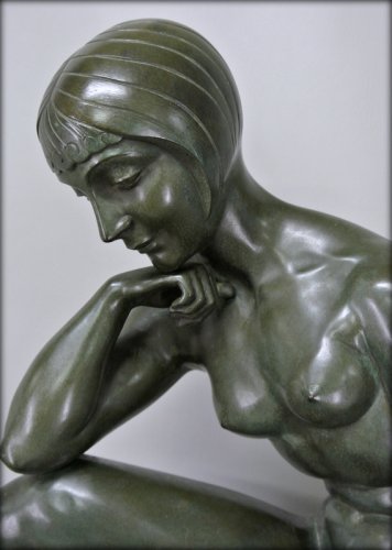 Statue en bronze signée Morante - Art Déco