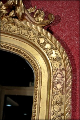 Miroir à fronton d'époque XIXe - Napoléon III