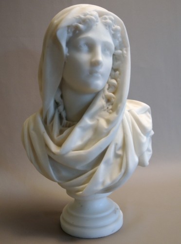 Jeune femme au châle - CARRIER-BELLEUSE (1824-1887) - Marc Menzoyan