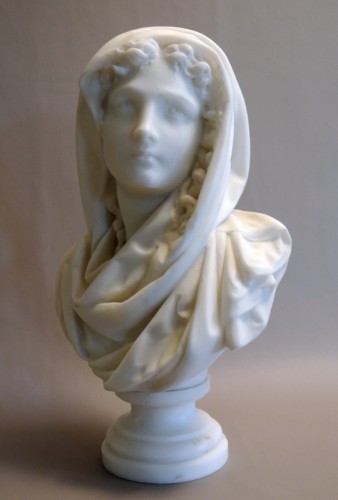XIXe siècle - Jeune femme au châle - CARRIER-BELLEUSE (1824-1887)