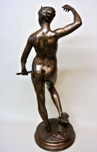 Sculpture Sculpture en Bronze - Diane Chasseresse - Alexandre Falguière (1831-1900)