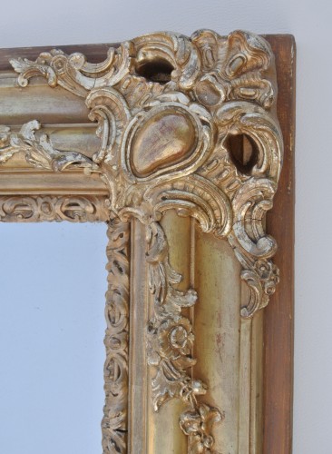 Miroir à écoinçons d’époque XIXe - Restauration - Charles X