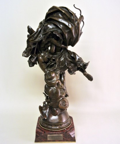 Sculpture Sculpture en Bronze - L'Amour Vainqueur - Adolphe Itasse et William Bouguereau (XIXe)