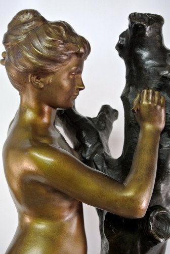 Sculpture Sculpture en Bronze - Allégorie de l'Histoire - Alfred Boucher (1850-1934)