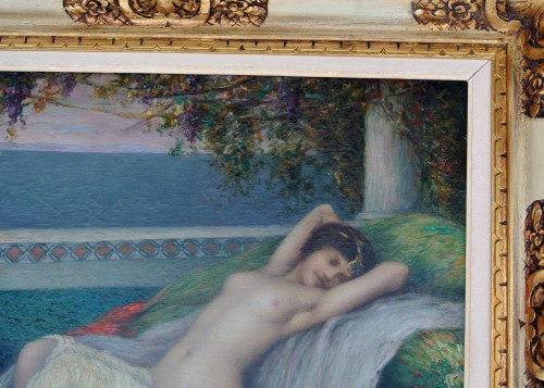 Antiquités - Jeune femme allongée - Louis Ridel (1866-1937)