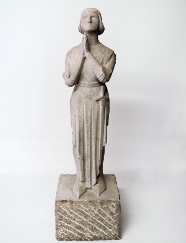 Antiquités - Jeanne d'Arc en prière - Georges Salendre (1890-1985)