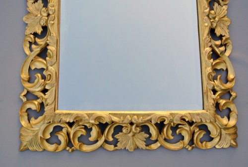 Miroir à fronton d'époque XIXe - Marc Menzoyan