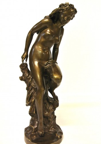 La Frileuse - Jean-Baptiste Carpeaux (1827/1875) - Sculpture Style Art nouveau