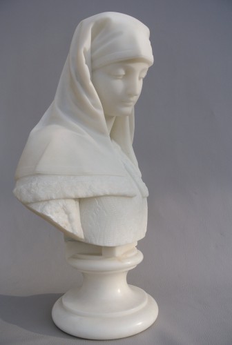 Buste de la Sainte-Vierge - E. Fiaschi (1858-1941) - Art Déco