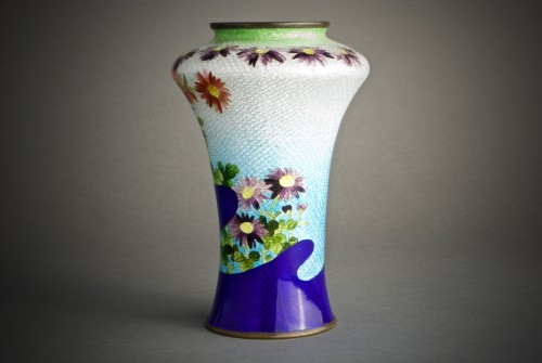 Vase cloisonné, Japon - Arts d