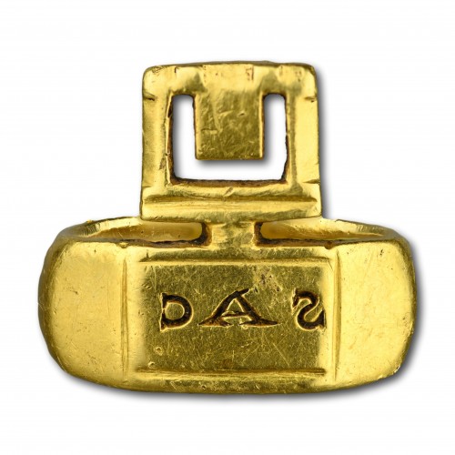 Porte-clés ancien en or, 3e-4e siècle après JC - Archéologie Style 