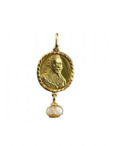 Médaille d'or des Royalistes pour Gustave Adolphus (1694-1632), roi de Suède
