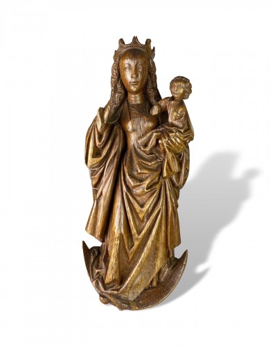 Vierge à l'Enfant sur un croissant de lune, Bourgogne début XVIe